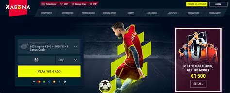 Rabona Casino ⚽️: [Bonus €500 + 200 Free Spins].